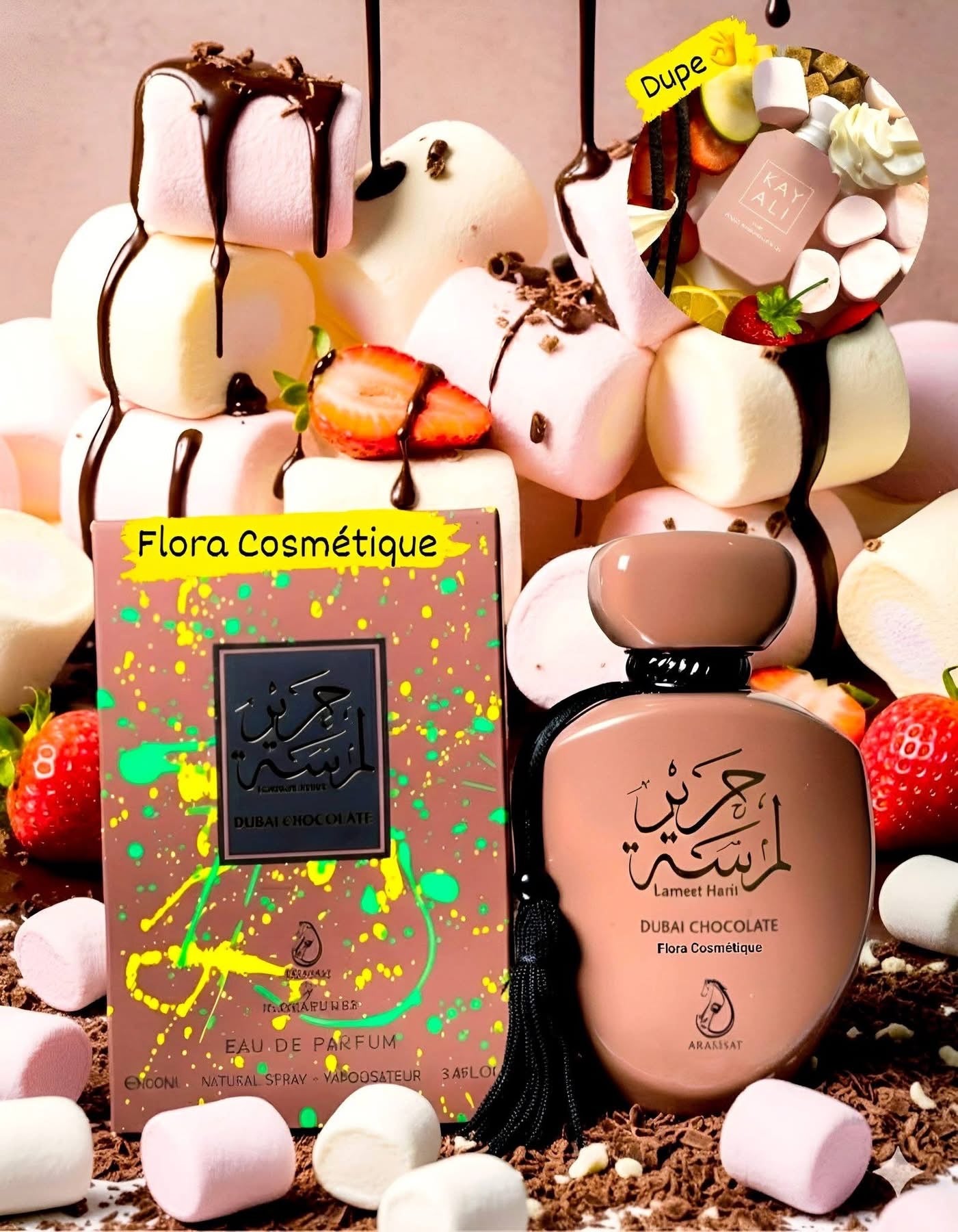 ✨🍓 Lamsat Harir Dubai Chocolate 🍫 Arabiyat Prestige ✨🍓