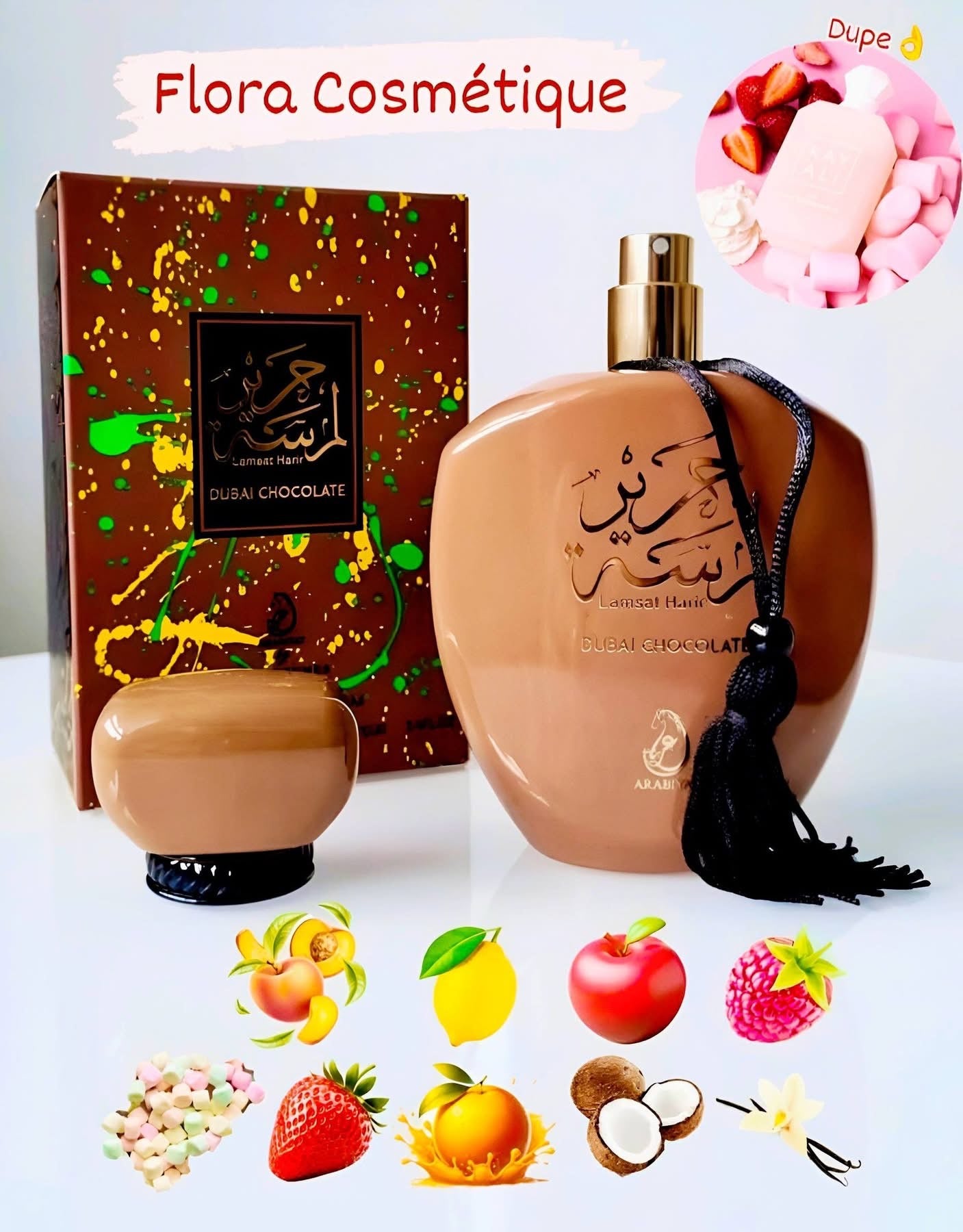 ✨🍓 Lamsat Harir Dubai Chocolate 🍫 Arabiyat Prestige ✨🍓